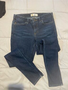 Carhartt Women's Skinny Jeans - Dark Blue Wash